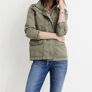 Madewell Olive Utility Jacket - Women
